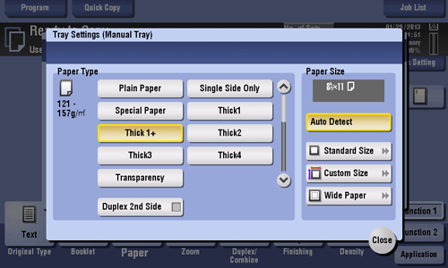 Lick-Tray programme.